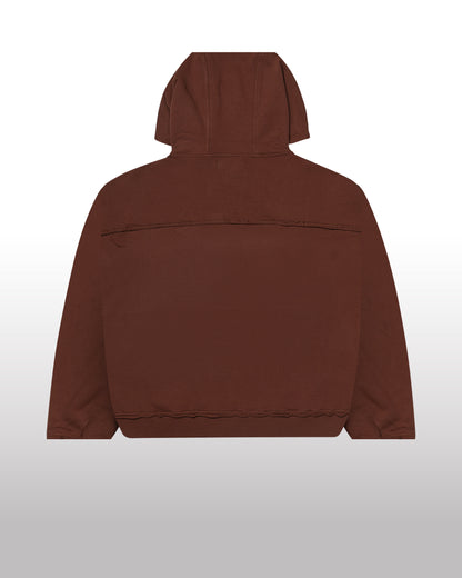 Baptized in Hell Hoodie Brown