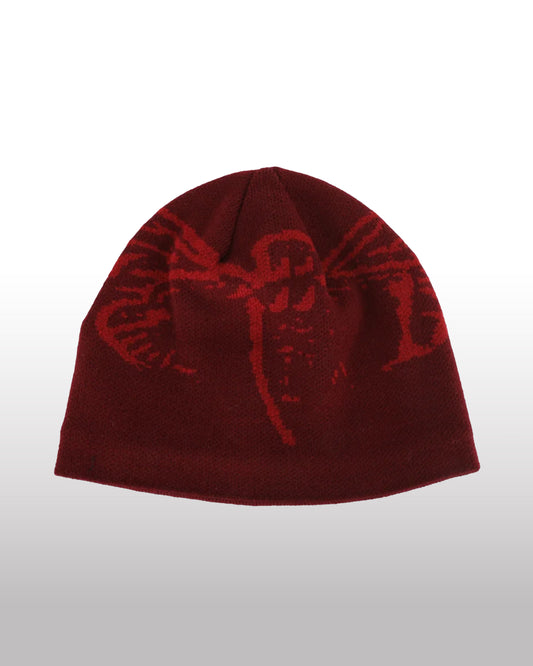 DIVENTION Cicada Beanie Burgundy