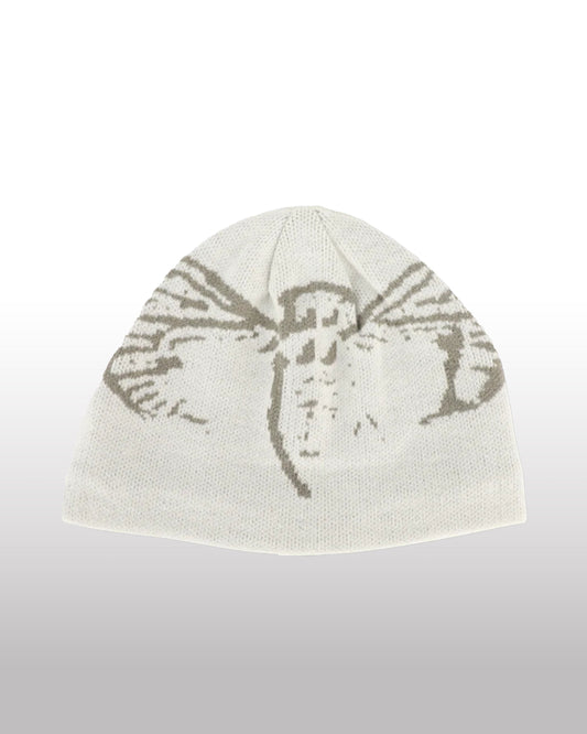 DIVENTION Cicada Beanie Cream White