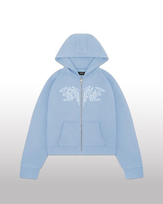 FORTYFIVE Zip Hoodie Babyblue